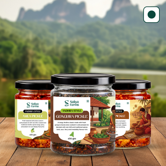 Andhra Veg Pickle Combo
