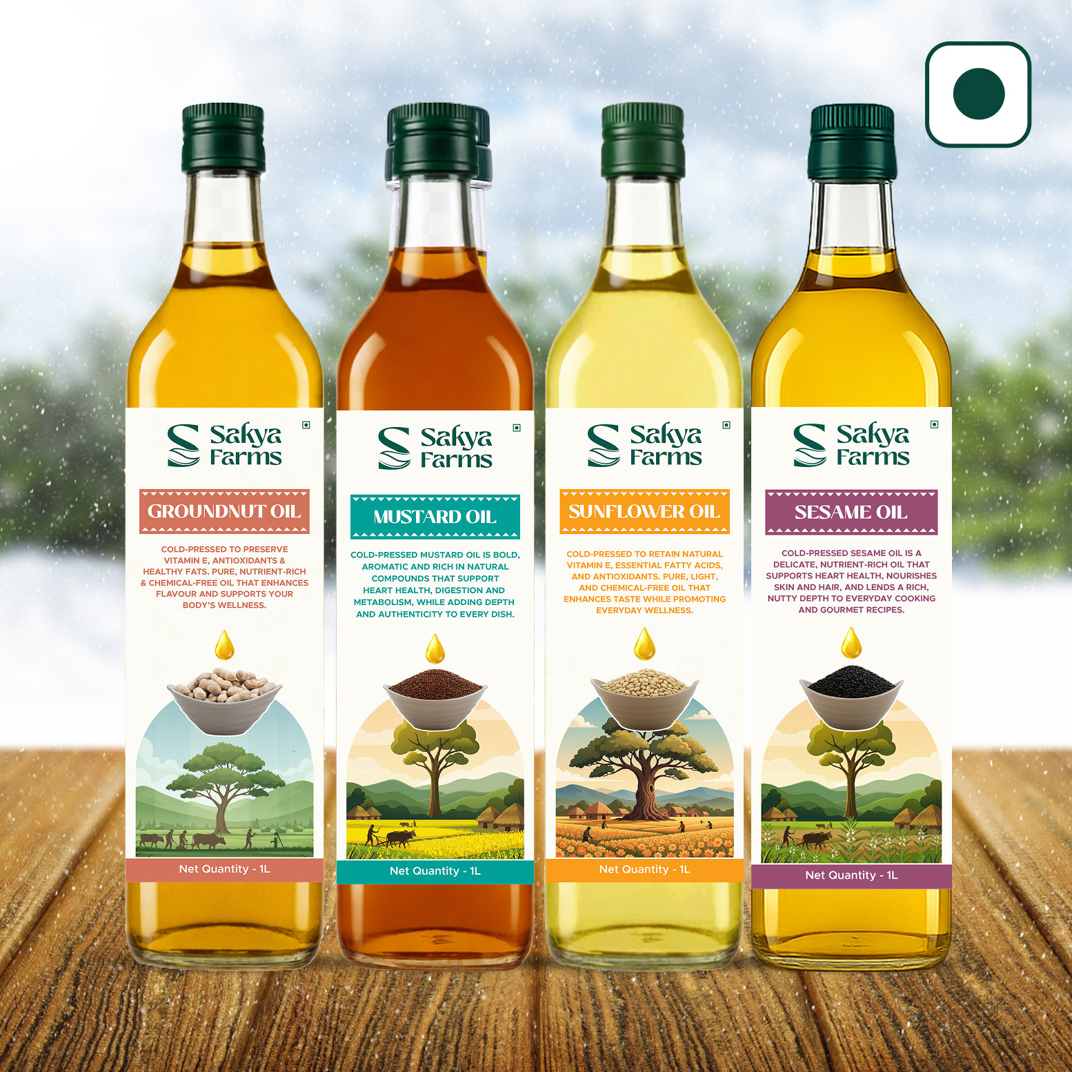 Complete Kitchen Oil Combo (Premium) – Sakya Farms